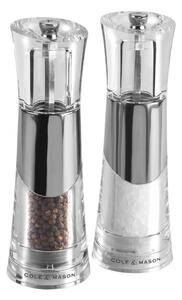 Cole&Mason - Sada mlýnků na sůl a pepř BOBBI 2 ks 18,5 cm