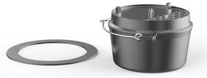 Dutch Oven Litinový kotlík s nástavcem a víkem, 6 l TEPRO 8230N