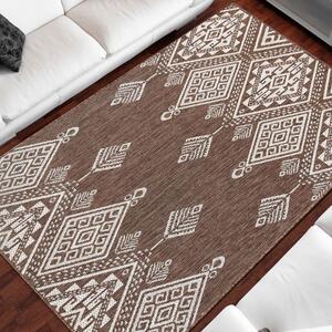 Makro Abra Kusový koberec sysalový oboustranný ZARA 13 Hnědý Rozměr: 200x290 cm
