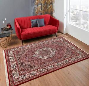 ORIENTÁLNÍ KOBEREC, 90/160 cm krémová, červená Cazaris - Orientální koberce