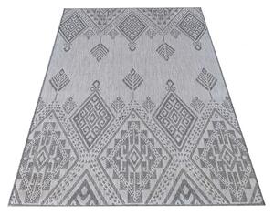 Makro Abra Kusový koberec sysalový oboustranný ZARA 13 Šedý Rozměr: 80x150 cm