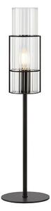 Markslöjd 108555 - Stolní lampa TUBO 1xE14/40W/230V 50 cm černá/čirá