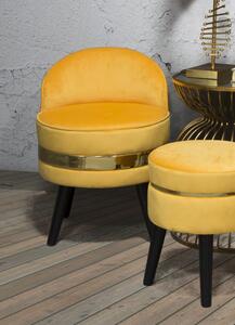 MINI židle/stolička PARIS oranžová Nábytek | Doplňkový nábytek | Taburety