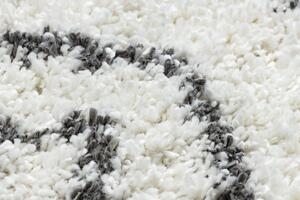 Makro Abra Kusový koberec Shaggy UNION 3374 krémový šedý Rozměr: 120x170 cm