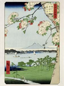 Umělecký tisk Hokusai - Massaki And Suijin Grove, Utagawa Hiroshige, (30 x 40 cm)