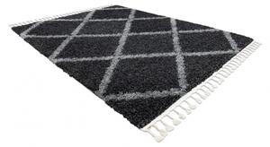 Makro Abra Kusový koberec Shaggy UNION 3482 šedý Rozměr: 120x170 cm