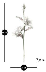 Umělá květina MAGNOLIE V2 98 CM šedá skladem