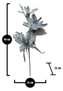 Umělá květina EPIPHYTA V3 98 CM modrá skladem