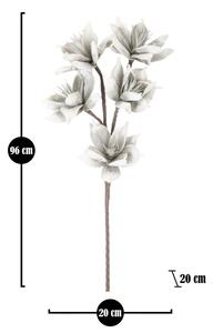 Umělá květina WINTERSWEET V5 96 CM šedá skladem