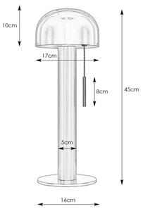 Markslöjd 108576 - Stolní lampa COSTA 2xG9/18W/230V černá/zlatá