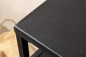 Konzolový stolek DURA STEEL 100 CM černý kov Nábytek | Doplňkový nábytek | Konzolové stolky