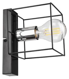Nástěnné svítidlo MIKA 1xE27/60W/230V černá/chrom