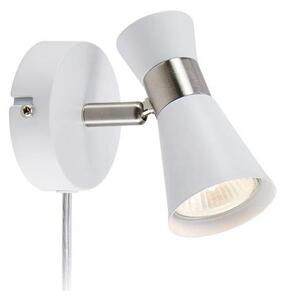 Markslöjd 108627- Nástěnné bodové svítidlo FOLIE 1xGU10/7W/230V bílá/matný chrom