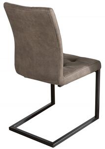 Židle OXFORD antik taupe mikrovlákno Nábytek | Jídelní prostory | Jídelní židle | Konzolové