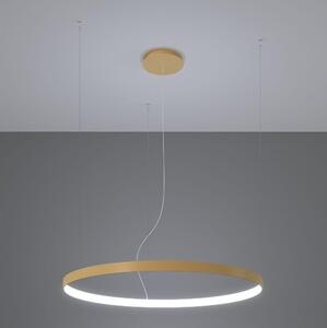 Thoro TH.217 - LED Lustr na lanku RIO LED/30W/230V CRI95 4000K pr. 55 cm zlatá