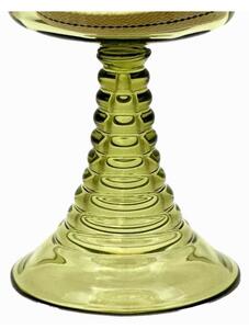 Petrolejová lampa PETRA 42 cm lesní zelená