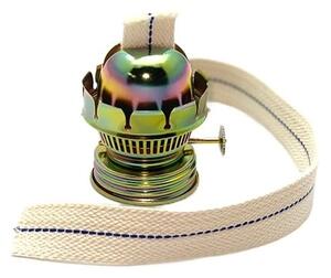 Petrolejová lampa POLY 38 cm měděná