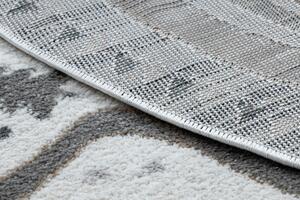 Makro Abra Kulatý dětský koberec FUN Land Vesnice, uličky krémový Rozměr: průměr 120 cm