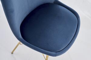 Jídelní židle SCANDINAVIA RETRO II světle modrá / zlatá Nábytek | Jídelní prostory | Jídelní židle | Všechny jídelní židle