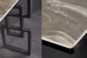 Konzolový stůl ATLANTIS 100 CM taupe mramorový vzhled Nábytek | Doplňkový nábytek | Konzolové stolky