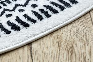 Makro Abra Kulatý koberec FUN Napkin krémový Rozměr: průměr 120 cm