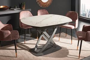 Jídelní stůl INCEPTION WHITE 130-190 CM keramika rozkládací Nábytek | Jídelní prostory | Jídelní stoly | Všechny jídelní stoly