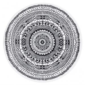 Makro Abra Kulatý koberec FUN Napkin šedý Rozměr: průměr 100 cm