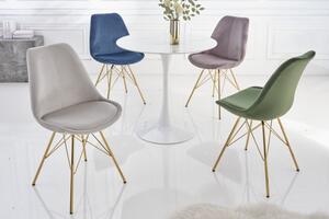 Jídelní židle SCANDINAVIA RETRO II tmavě zelená / zlatá Nábytek | Jídelní prostory | Jídelní židle | Všechny jídelní židle