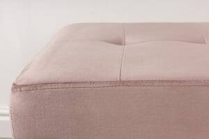 Lavice BOUTIQUE 95 CM růžová samet Nábytek | Doplňkový nábytek | Pokojové lavice