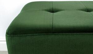 Lavice BOUTIQUE 95 CM tmavě zelená samet Nábytek | Doplňkový nábytek | Pokojové lavice