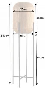 Stojací lampa PURE NATUR 150 CM papírový ratan Svítidla | Stojací