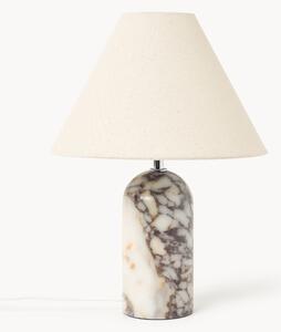 Stolní lampa's mramorovou podstavou Calacatta Viola Gia