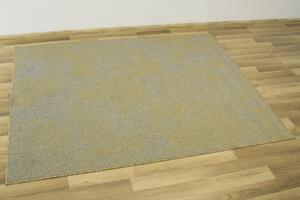 Balta Kusový koberec Serenity 20 žlutý šedý Rozměr: 200x200 cm