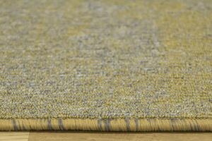 Balta Kusový koberec Serenity 20 žlutý šedý Rozměr: 100x200 cm