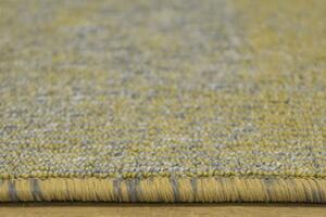Balta Kusový koberec Serenity 20 žlutý šedý Rozměr: 150x250 cm