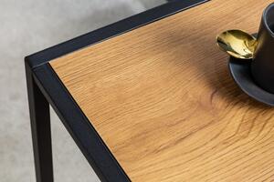 Odkládací stolek SLIM LINE 45 CM vzhled divoký dub Nábytek | Doplňkový nábytek | Odkládací stolky