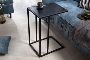 Odkládací stolek - Slim Line, černý jasan, vysoký