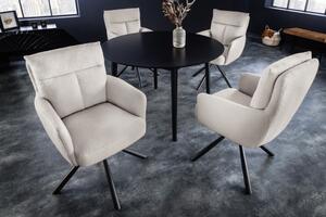 Židlo-křeslo BIG GEORGE II béžové otočné Nábytek | Jídelní prostory | Jídelní židle | Všechny jídelní židle