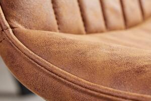 Jídelní židle ASTON vintage hnědá mikrovlákno Nábytek | Jídelní prostory | Jídelní židle | Všechny jídelní židle