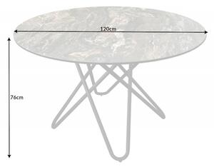 Hnědý jídelní stůl Circular 120 cm