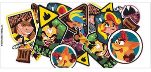 Hrnek Crash Bandicoot - Sticker Crash