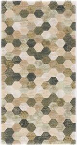 Moderní kusový koberec Ragolle Argentum 63456 6444 zelený šedý béžový Rozměr: 200x290 cm