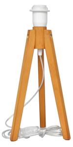 Stolní lampa ALBA 1xE27/15W/230V bílá/dub