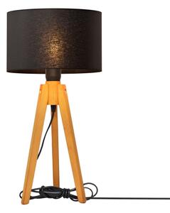 Stolní lampa ALBA 1xE27/15W/230V černá/dub