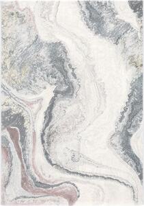 Moderní kusový koberec Ragolle Argentum 63618 6797 Abstraktní šedý Rozměr: 80x150 cm