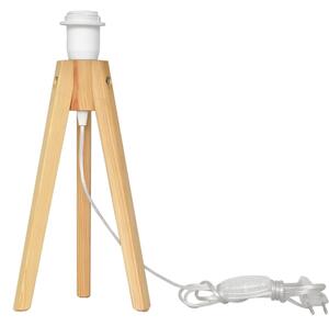 Stolní lampa HELEN 1xE27/15W/230V krémová/zlatá/borovice