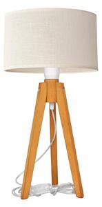 Stolní lampa ALBA 1xE27/15W/230V krémová/dub