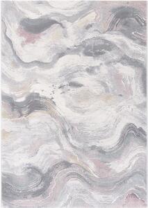 Moderní kusový koberec Ragolle Argentum 63717 6797 Abstraktní šedý Rozměr: 200x290 cm