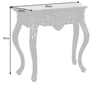 Konzolový stolek VENICE BLACK 85 CM Nábytek | Doplňkový nábytek | Konzolové stolky
