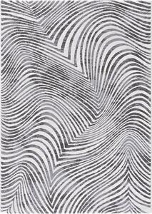 Moderní kusový koberec Ragolle Argentum 63738 7696 Abstraktní šedý Rozměr: 240x330 cm
